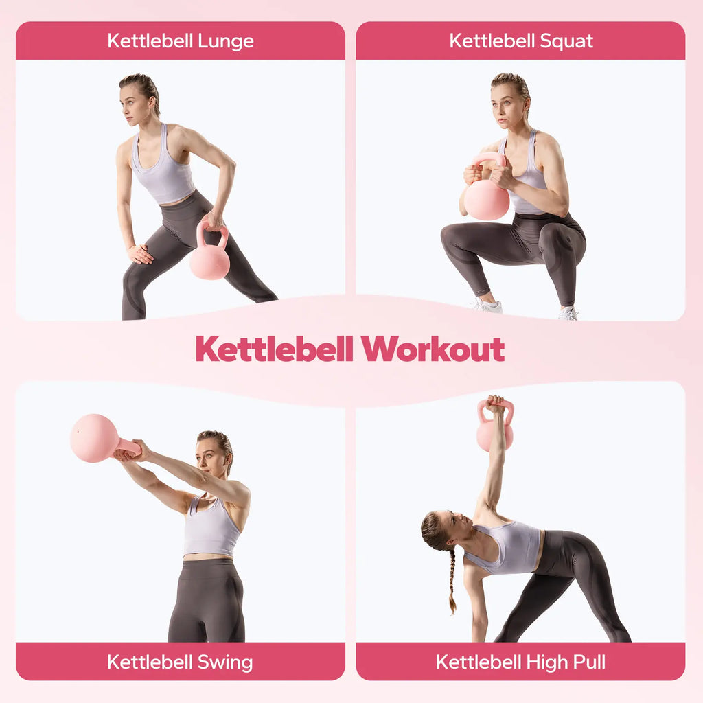 Merach Soft Kettlebell with Handle for Weightlifting Conditioning Strength and Core Training, Weightlifting Kettlebell for Home Gym, Fitness Equipment Summervibes
