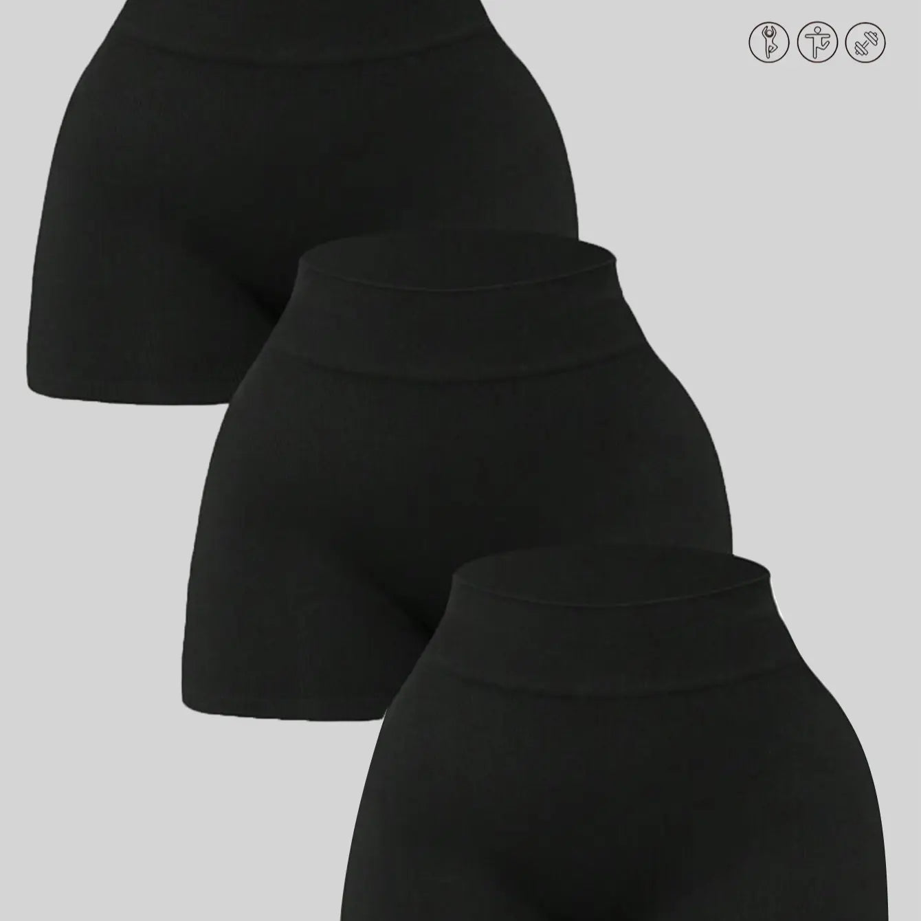 YMZFIT Women's Breathable Stretch Yoga Shorts - Perfect Activewear for Yoga, Running, and Everyday Comfort