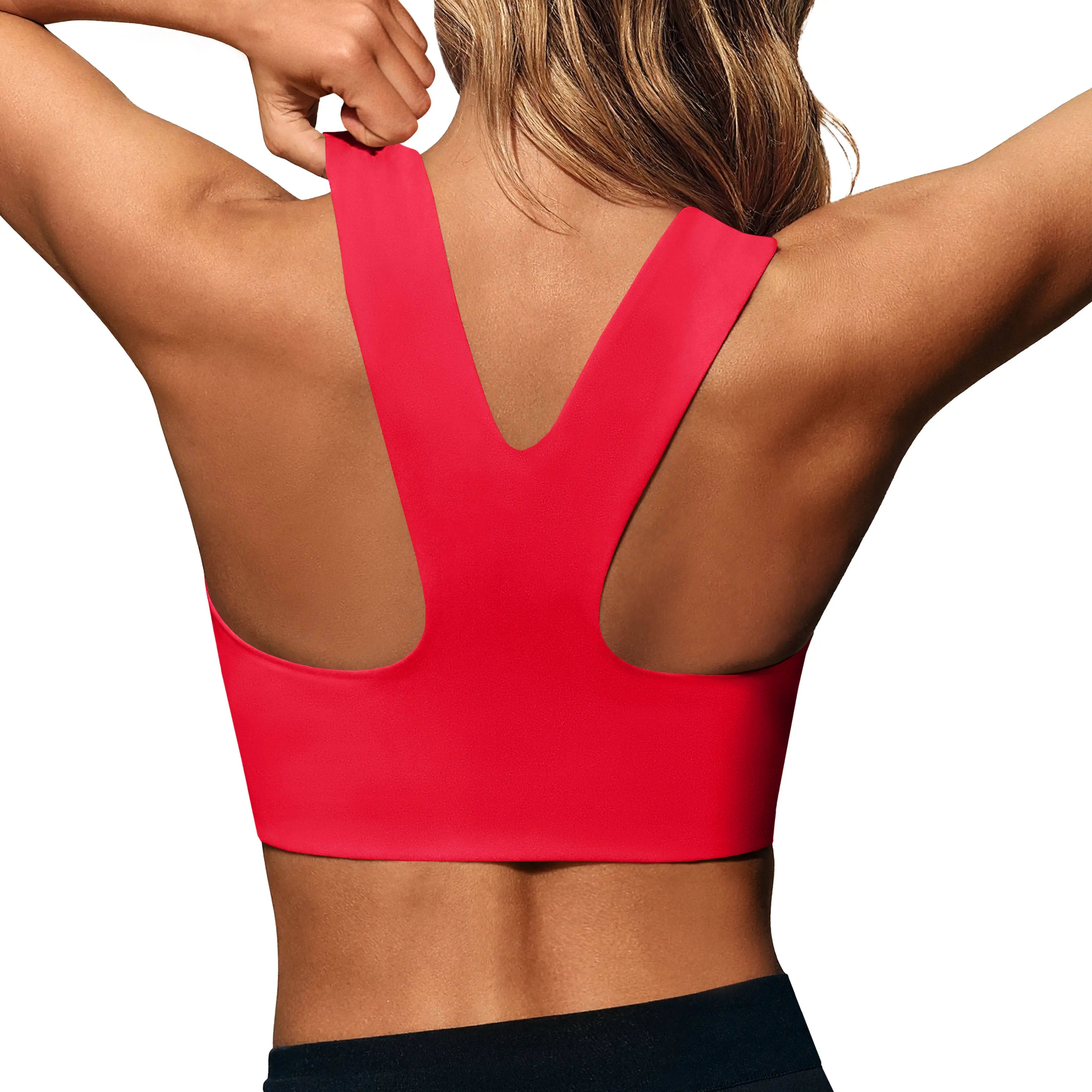 Buttery Soft Square Neck Padded Seamless Longline Sports Bra - Ultimate Support for Yoga & Running