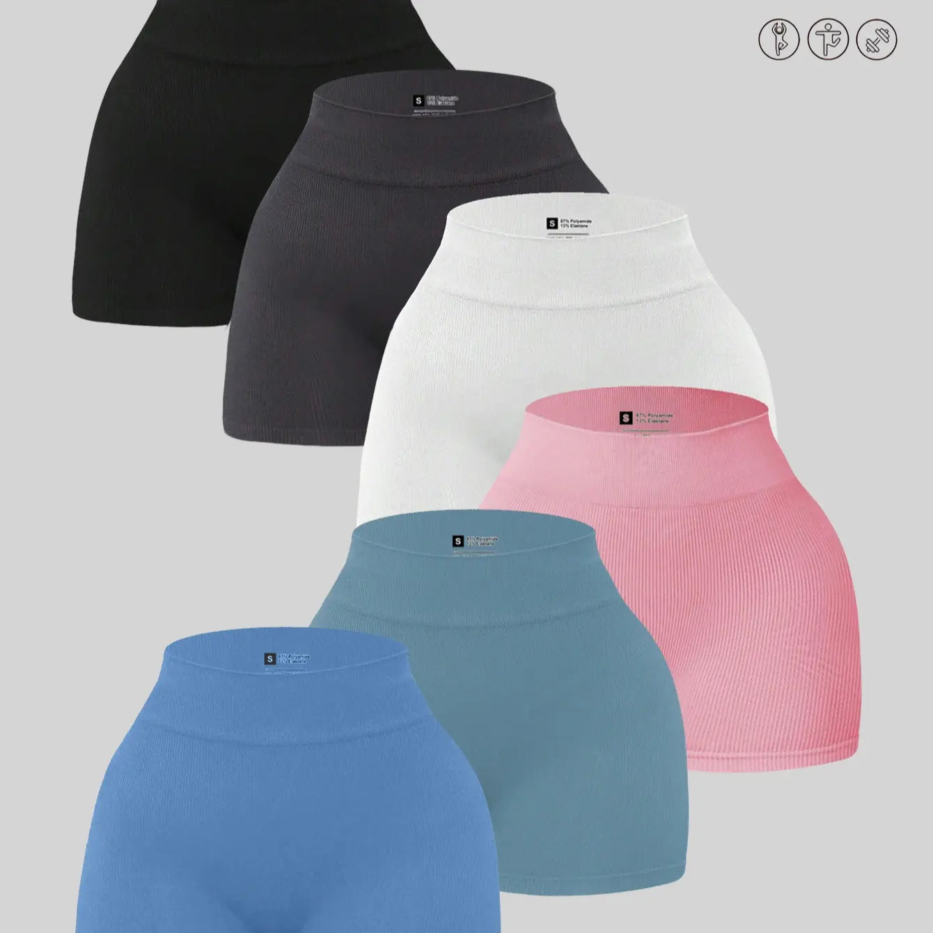 YMZFIT Women's Breathable Stretch Yoga Shorts - Perfect Activewear for Yoga, Running, and Everyday Comfort