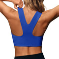 Buttery Soft Square Neck Padded Seamless Longline Sports Bra - Ultimate Support for Yoga & Running